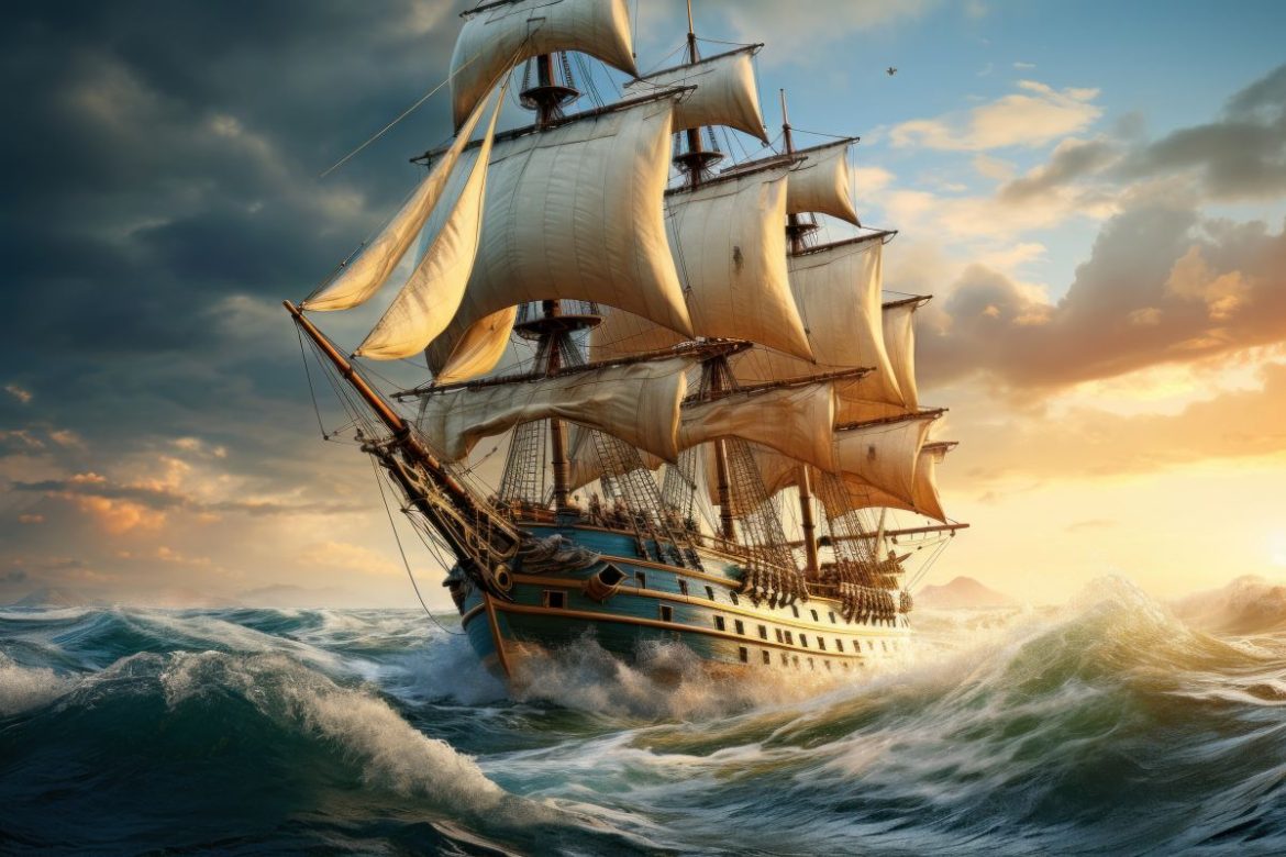 Sailing ship from the 18th century to depict the type of vessel for randomized clinical trial history